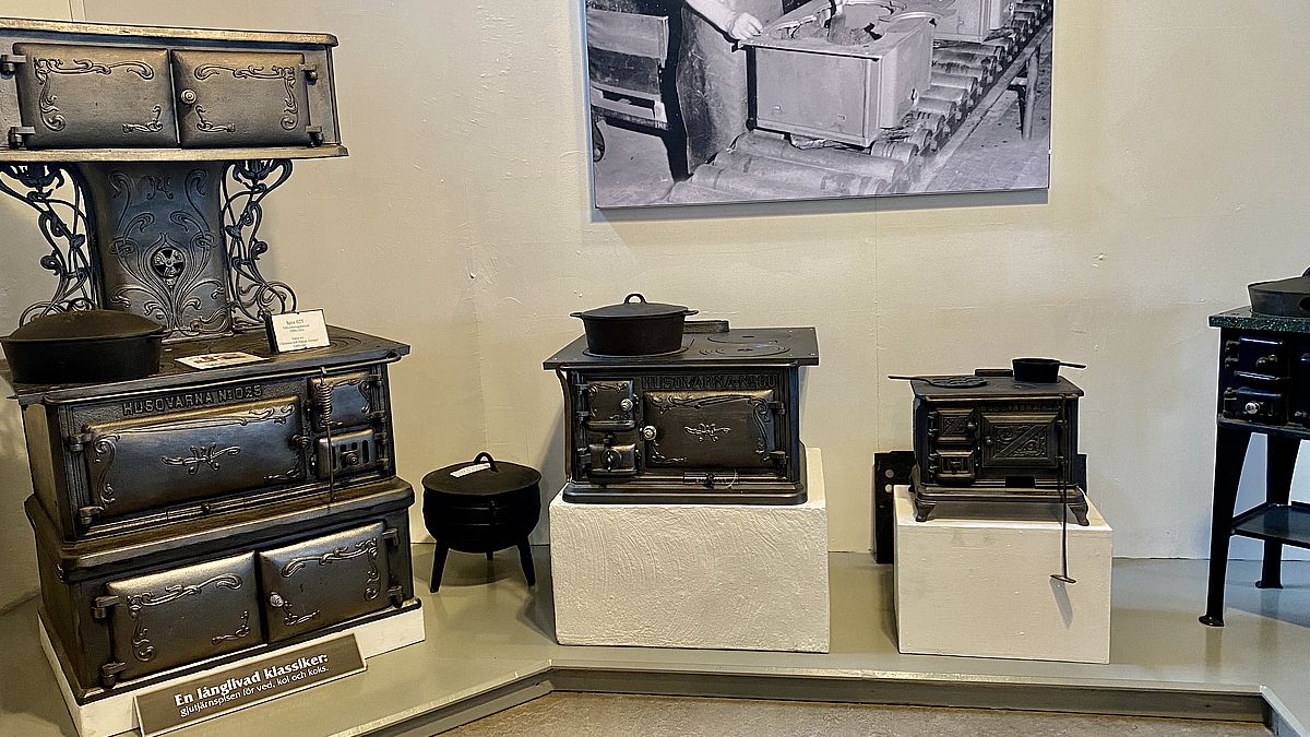  Ancient wood stoves in museum